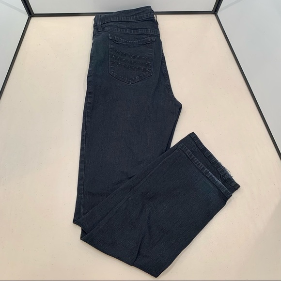 NYDJ Jeans Adult Size 10 Blue Straight Mid Rise Women - Picture 1 of 9
